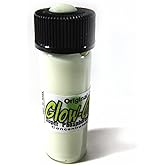 Glow-On Original, White Color and Green Glow, Gun Night Sights. Medium Size 4.6 ml Vial. Concentrated, Bright Long Lasting Lu
