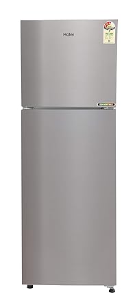 Haier 255 L 3 Star ( 2019 ) Frost-Free Double Door Refrigerator (HEF-24TDS, Dazzel Steel ,Convertible)