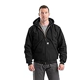 Berne Men's Heritage Duck Hooded Active Work Jacket