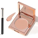 Accusly Colored Clay CC Undereye Corrector,Under Eye Concealer Color Corrector,Hydrating Under Eye Concealer to Brighten & Conceal for Men and Women (Light-Medium Peach)