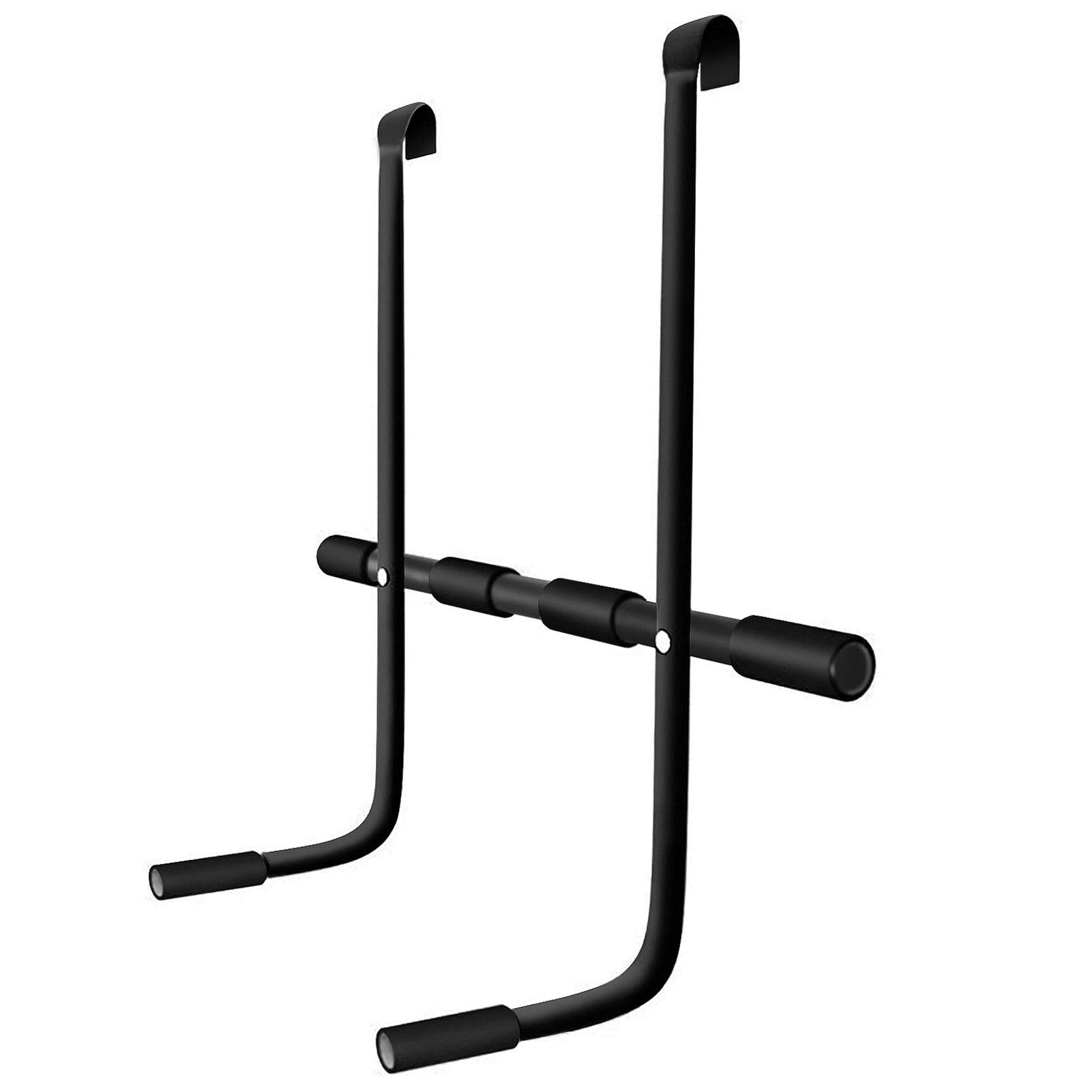 AHNNER Pull Up Bar for Doorway, Multifunctional Doorframe Chin Up Bar with Ab Roller Wheel Upper Body Workout Bar, Door Pullup Bar- No Screw Indoor Home Fitness Strength Training Pullup Bar