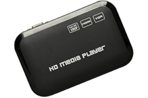 Buyee® Portable 1080P Full HD Multi TV Media Player HDMI Video Player with YPbPr USB 2.0 SD and HDMI Ports MP3 AVI RMVB MPEG 