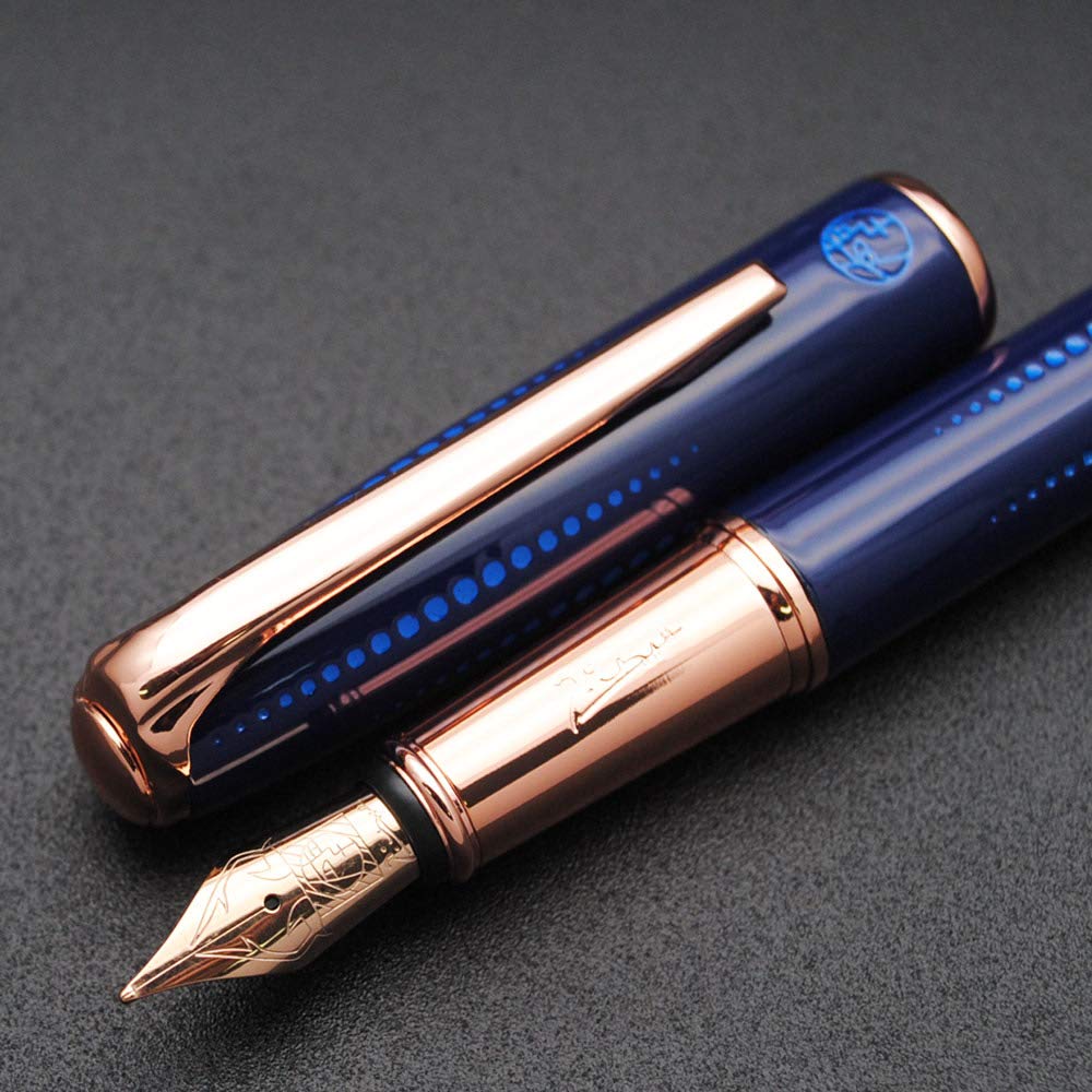 Picasso 916 Malage Fountain Pen Original Box New Version (Starry Blue, Medium Nib 0.7mm)