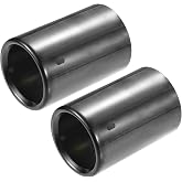 VekAuto 2 Pcs Car Exhaust Tip Tail Pipe Compatible for BMW 328i 325i E90 2007-2010, Anti-Corrosion 3.94'' Length Stainless Steel Black
