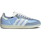 adidas Samba OG Women's Shoes, Clear Sky/Tactile Blue/Off White, Size 7