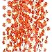 TINGOR 12 Pack Autumn Artificial Silk Maple Leaf Garland Autumn Leaves Garland Hanging Plant for Home Kitchen Thanksgiving Autumns Wedding Decor