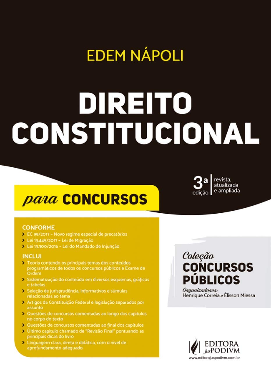 Direito Constitucional: Para Concursos PDF Edem Nápoli