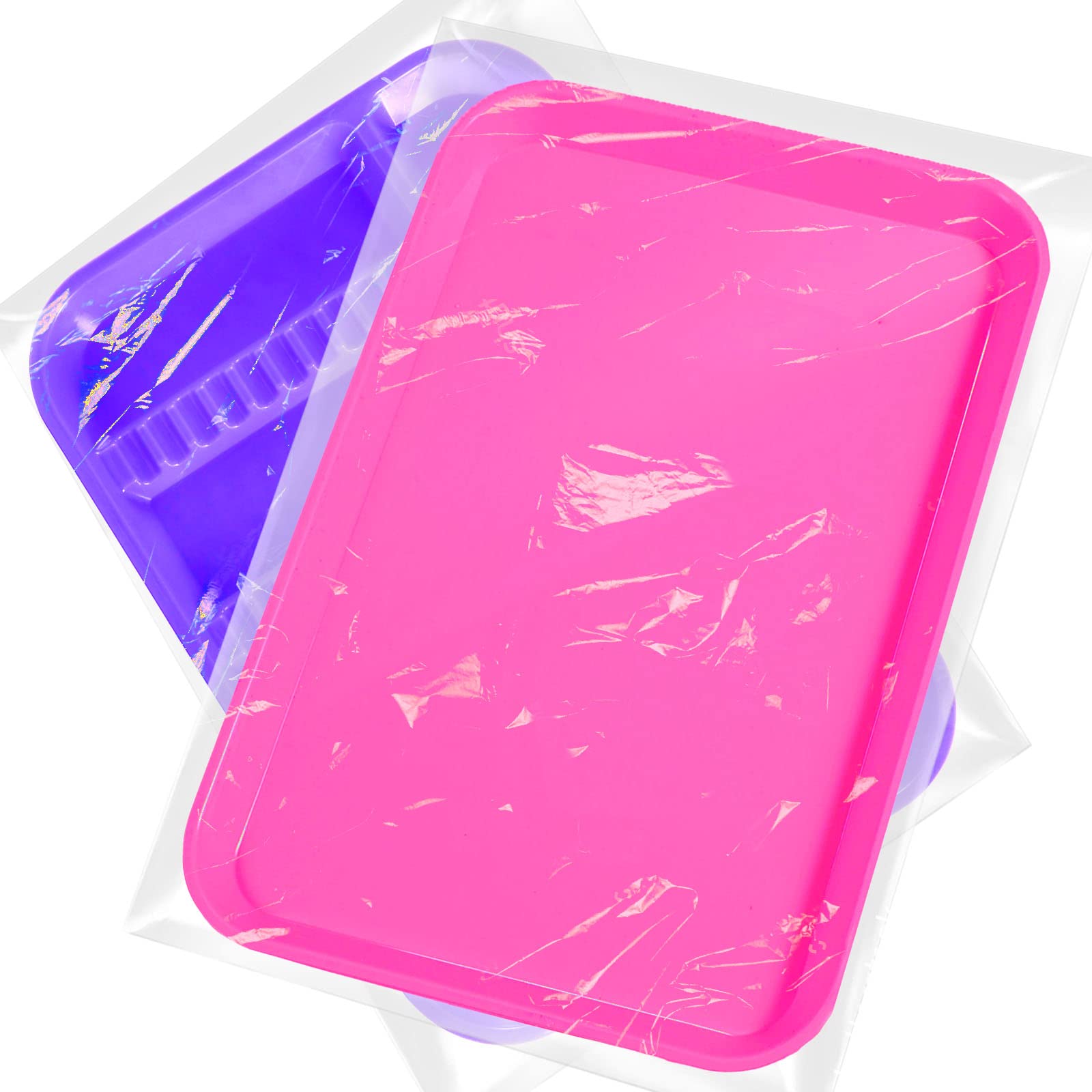 Photo 1 of 500Pcs/box Dental Tray Sleeve 14”X 10-1/2” Instrument Tray Cover Lockable Set up Sleeves Size B (Ritter),Plastic Instrument B-Lok Flat Trays Sleeves (Clear, 500pcs)