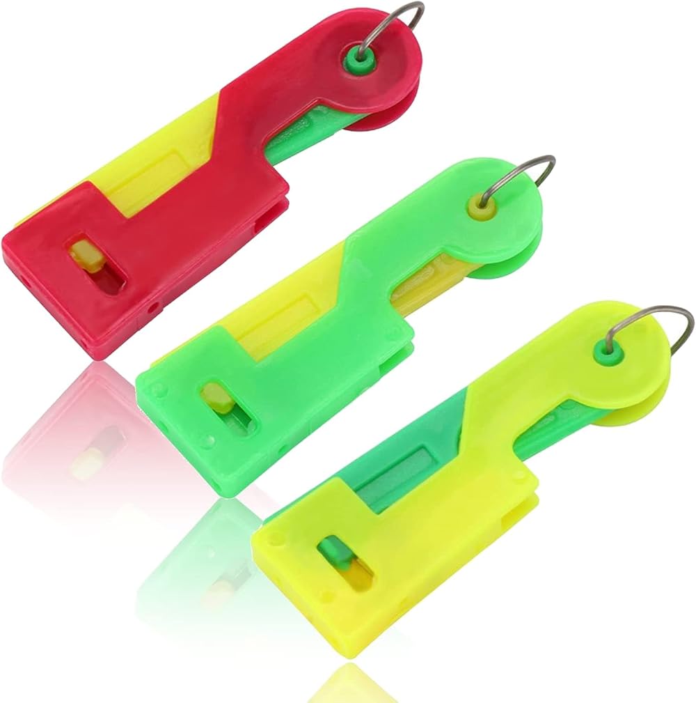 Siqian 3 Pcs Automatic Needle Threader Tool - Easy Hand Sewing Threading Device