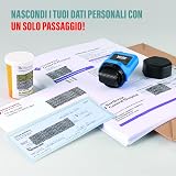 Trodat Wide Identity Theft Protection Roller Stamp with 3 Refills 1.0 Inch view 2