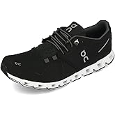 On Running Mens Cloud Road Shoes, Black/White, Sz 13