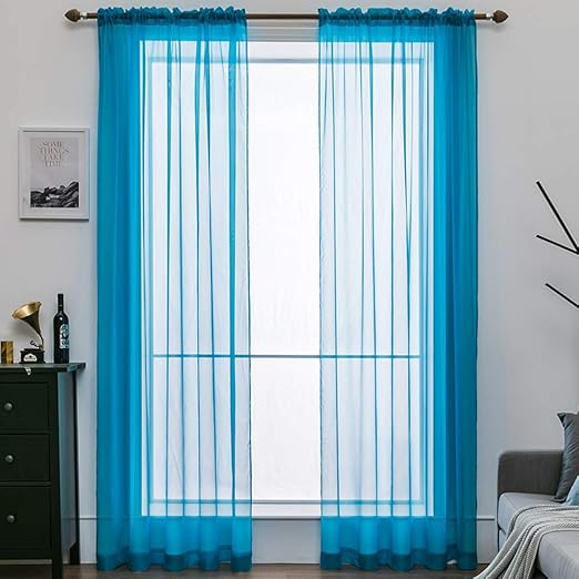 Cortinas Para Sala Azul