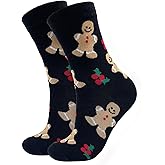 Rutuioy Christmas Socks for Women, Fun Novelty Crew Socks, Stocking Stuffers for Mom Mother Gifts