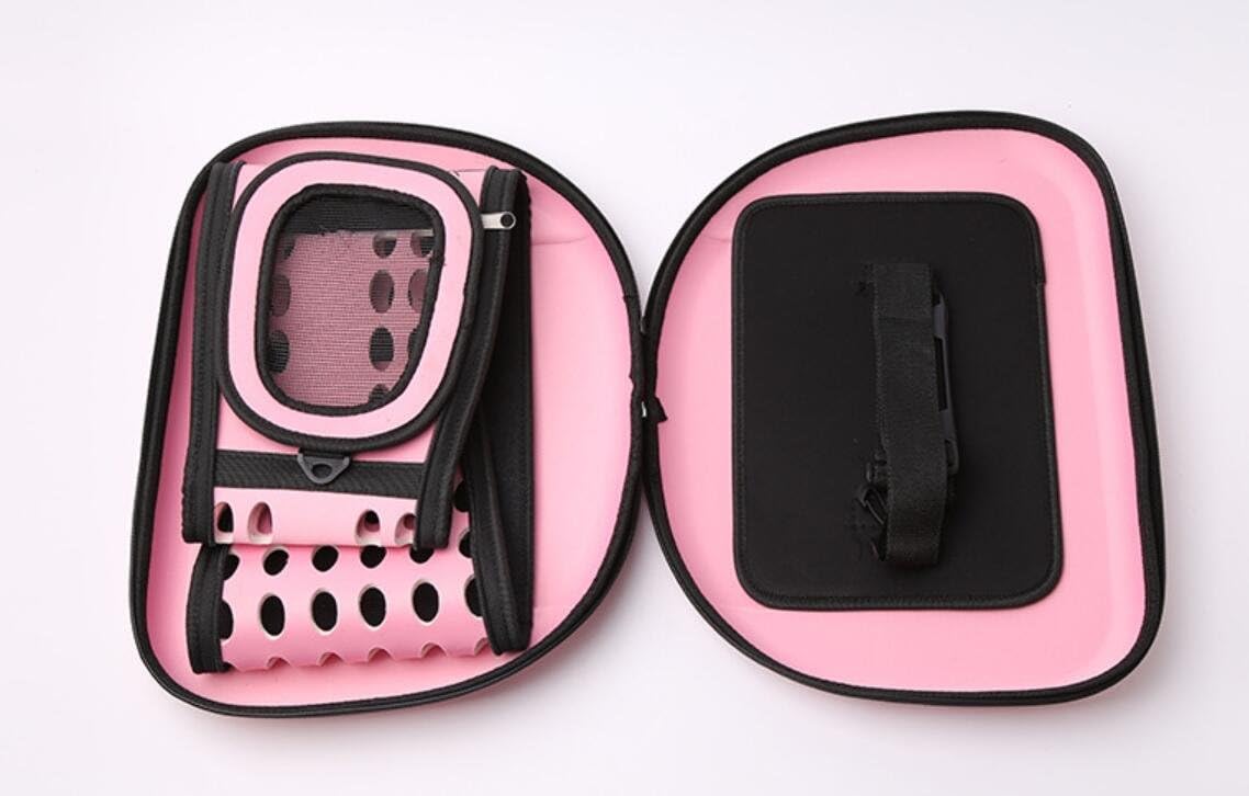 Soft-Sided Portable Pet Dog Cat Travel Carrier Cage Foldable Travel Freight Cage - Image 3