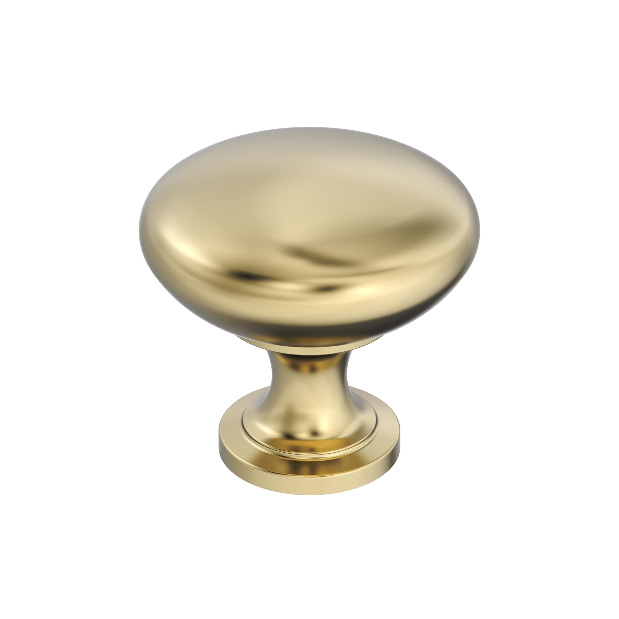 Amerock BP530053 Edona Cabinet Knob, Polished Brass, Pack of 1