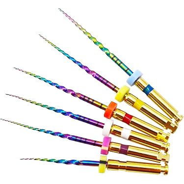 Endodontic NITI Rotary Dental File Kit (6 Files) - CE Certified - SANDENT