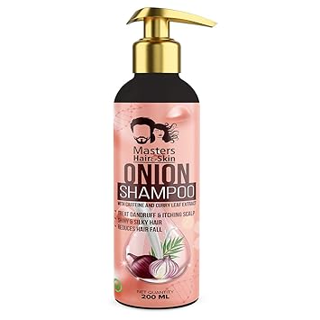 Masters Hair & Skin Red onion Shampoo for healthy silky hair,200ml