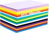 TYOREW 200 Sheets Coloured Paper A4 70gsm 20 Colors Double Sided Origami view 1