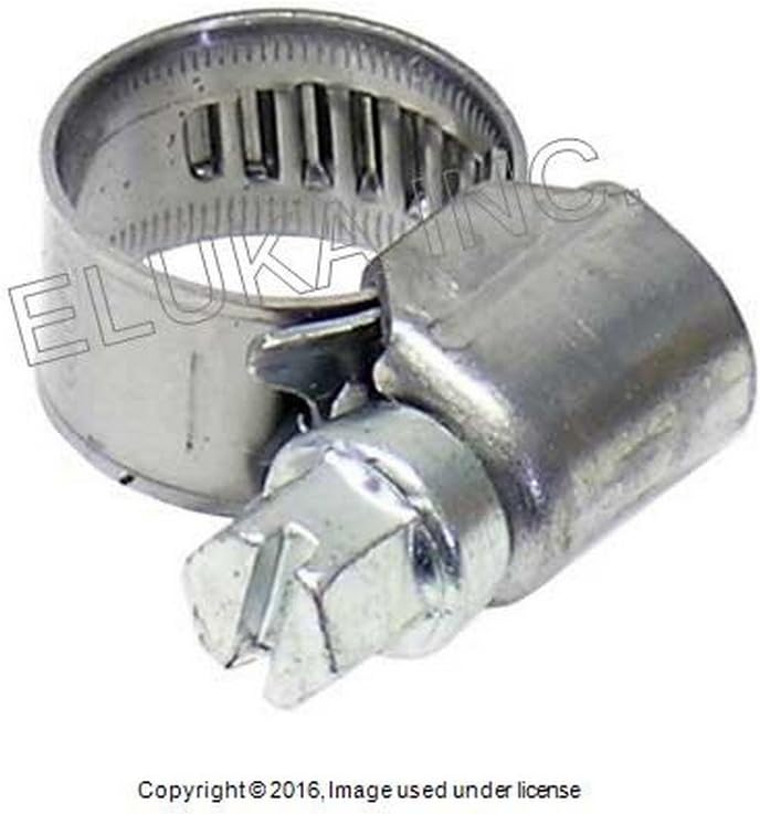 8 x BMW Hose Clamp - 8-12 mm Range / 9 mm Width (Screw Type) 1602 2002 2002tii 528i 530i 320i 733i 735i 630CSi 633CSi 635CSi M6 524td 528e 533i 535i M5 2500 2800 2800Bav 3.0S 3.0SBav 3.0Si 318i 318is