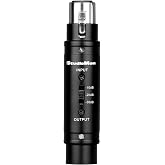 StudioMan MB123 XLR Microphone Attenuator Pad, -10/-20/-30dB Adjustable Mic Signal Reducer, Compact In-Line Audio Attenuator for Recording, Compatible with Dynamic &amp; Condenser Microphones