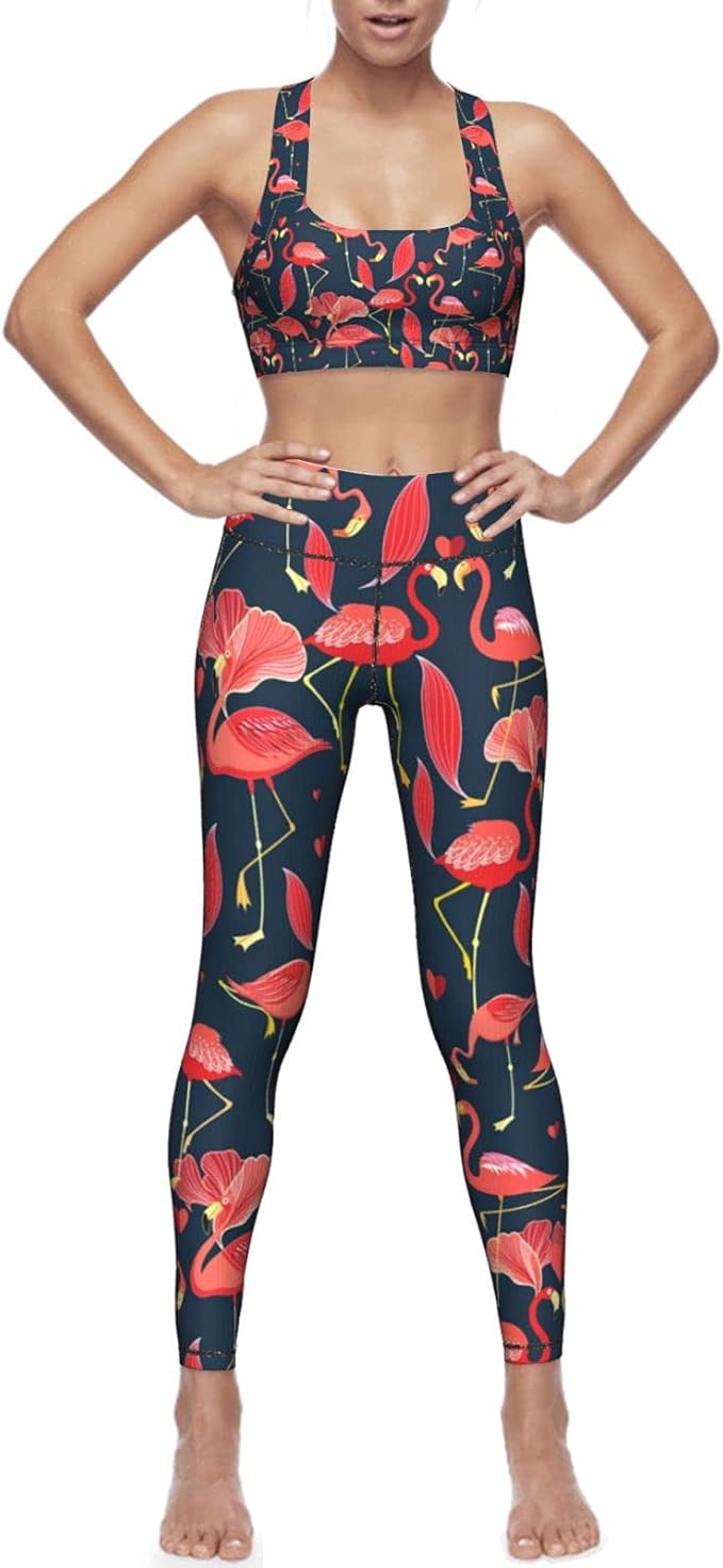 Red Flamingo Yoga 2 Piece Set Women�s Jogging Suits Red Flamingo Yoga 2 Piece Set Women�s Jogging Suits