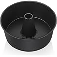 E-far Angel Food Cake Pan, 10-Inch Non-stick Tube Pan for Baking Pound Chiffon Cake, One-piece Design, Easy Release & Clean