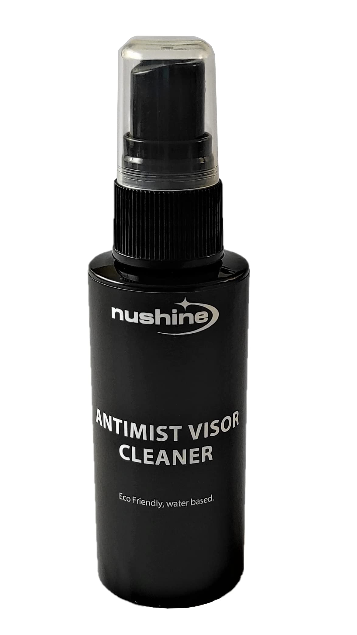 Nushine Anti-mist/Anti-Fog Visor Cleaner 50ml Ecofriendly, Water Based and Solvent Free. Works on Motorcycle Helmets Visors, Safety Helmets, Glasses, Goggles and Mirrors