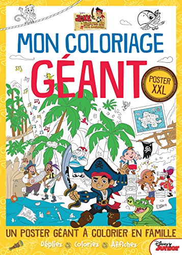 Jake et les pirates, Mon coloriages géant, poster XXL