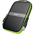 Silicon Power 2TB Rugged Armor A60 Shockproof/Water-Resistant USB 3.0 2.5" Portable External Hard Drive for PC and Mac, Black (SP020TBPHDA60S3KEU)