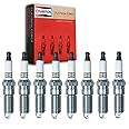 8 pc Champion Platinum Spark Plugs compatible with Ford F-150 5.0L V8 2011-2017