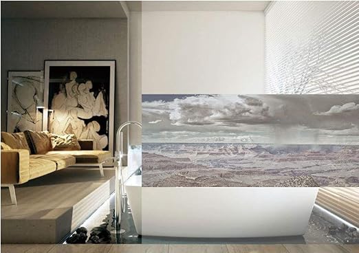 Amazon Com Farmhouse Decor 3d Window Film Cumulus Clouds On Grand