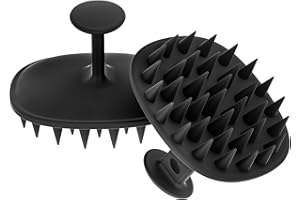 Cbiumpro 2-Pack Scalp Massager Hair Growth, 100% Silicone Scalp Exfoliator Brush, Hair Scrubber Shampoo Brush for Dandruff Removal, Women, Men, Kids, Pets