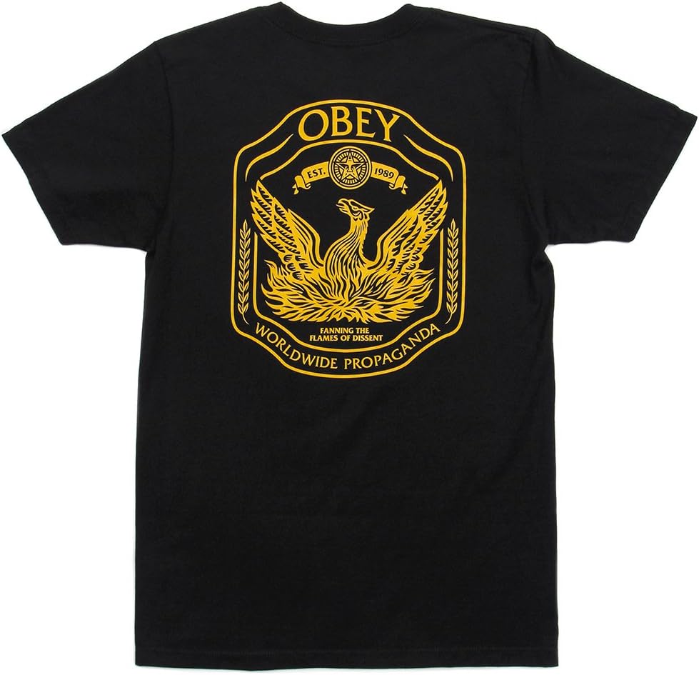 Obey Clothing Flames Of Dissent T-Shirt 2015 - Sma