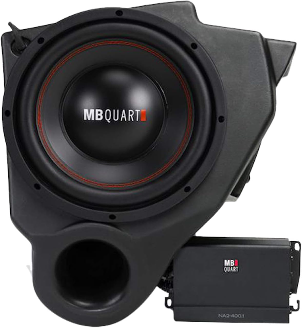 MB Quart 400 Watt 10" Under-Dash Subwoofer+Amplifier For Select Polaris RZR ATV