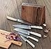 Cangshan S1 Series 59663 6-Piece German Steel Forged Knife Set, Walnut