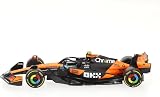 Bburago McLaren F1 MCL39 2025 #4 Norris 1:43 Diecast Car Papaya Black view 6