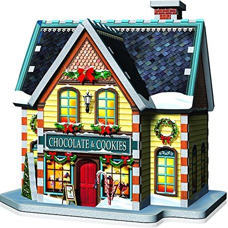 3d puzzle christmas village