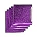 TECKWRAP Purple Heat Transfer Vinyl Glitter Iron on HTV Vinyl Sheets for T-Shirts 12