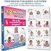Face Paint Kit with 30 Stencils: 12 Color Palette for Kids: 2 Brushes, 2 Sponges + Glitter Gel. Best Quality Professional Face Painting Party Set. Safe, Non-Toxic, Water-based, BONUS Online Guide