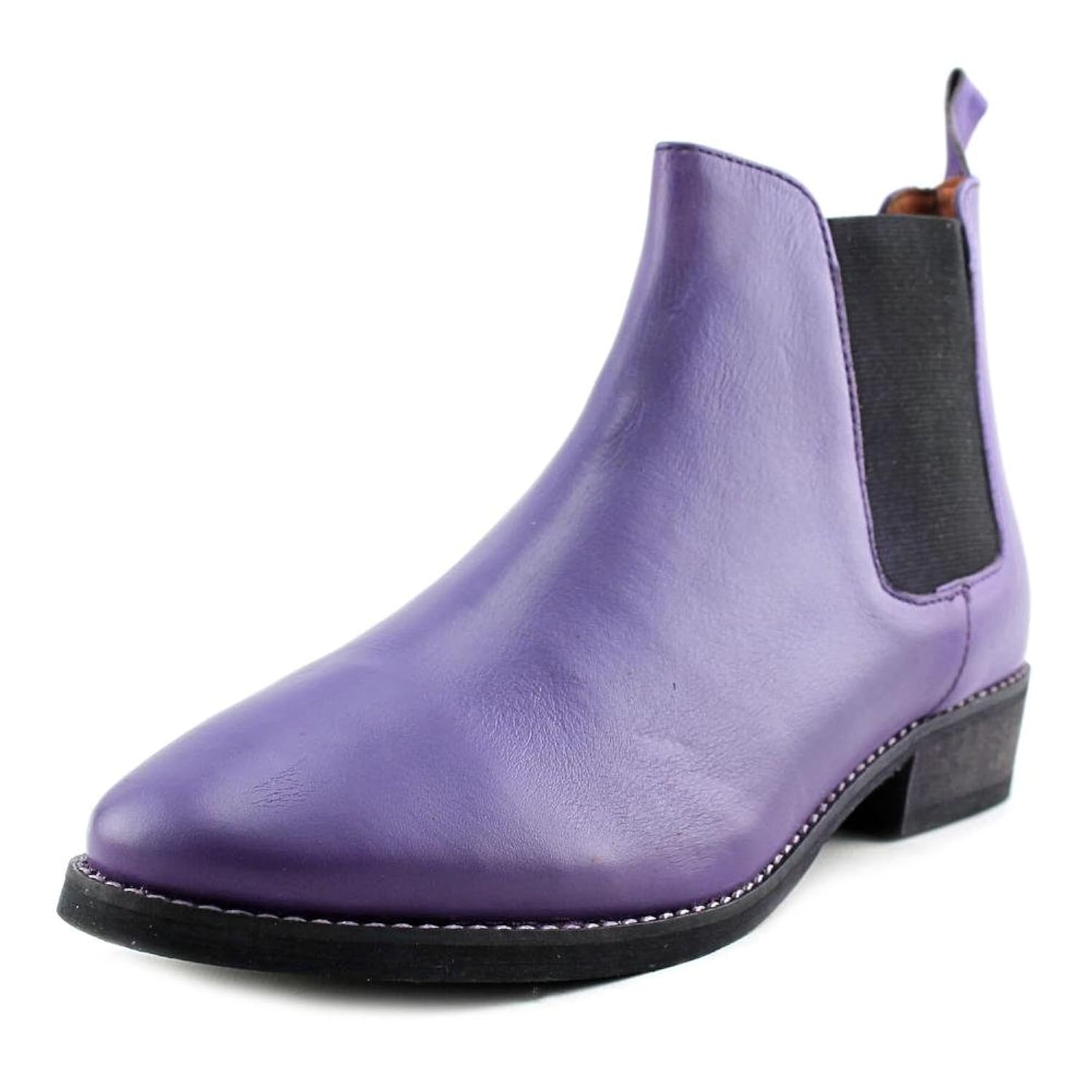 purple chelsea boots womens