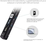 Houkiper Portable Scanner Handheld A4 Document Scanner 900DPI Color USB view 7