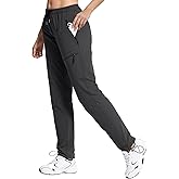 FLEFRM Womens Hiking Pants Quick Dry Tall Insteam 29"/32"/34"/36" Water Resistant Lightweight Cargo Pants with 5 Pockets