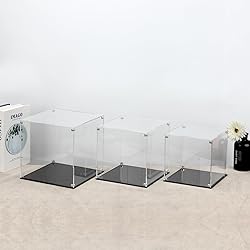 Kcgani Clear Self-Assembly Acrylic Boxes for
