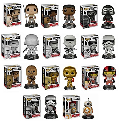 Funko POP! Star Wars Mystery Pack - 6 Random Stylized Vinyl Bobble-Head Set NEW