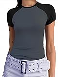 Abardsion Trendy Baby Tees for Women Y2K Shirts