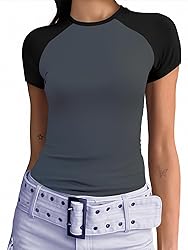 Abardsion Trendy Baby Tees for Women Y2K Shirts