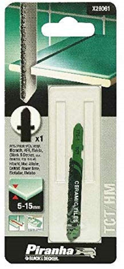 Piranha X26061-XJ Tile/ Fibre Glass T shank Jigsaw Blade