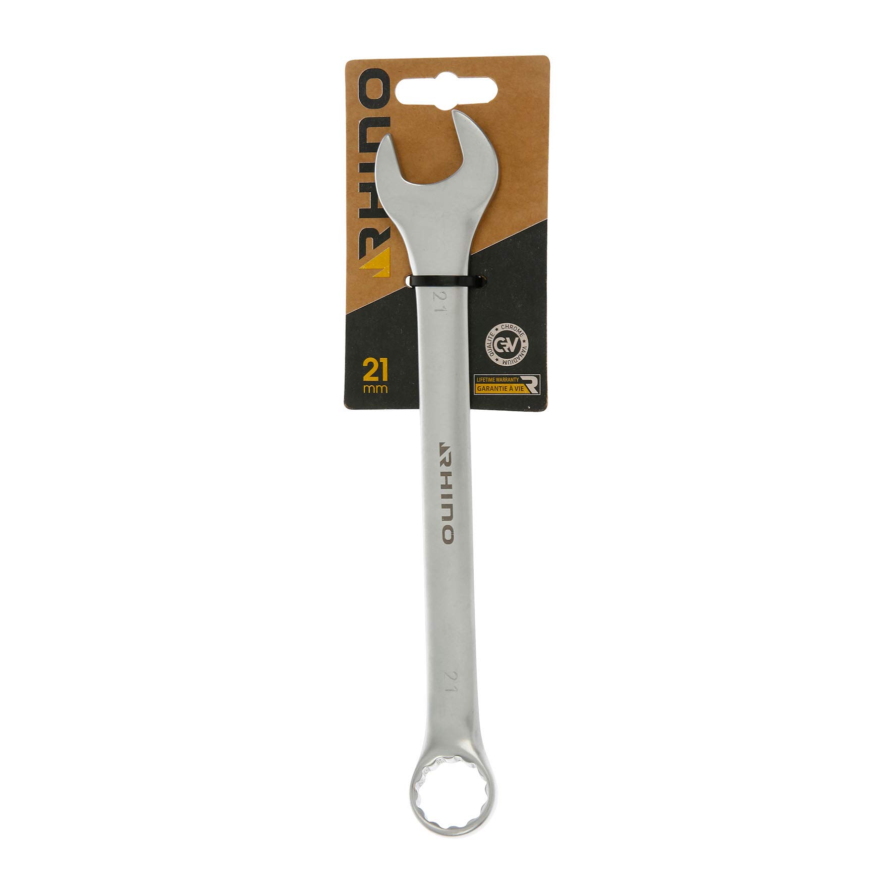 Rhino 21 mm, Ring, Combination Spanner, Diameter, Made of Steel (Chrome Vanadium), Various, NC