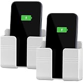 Phone Holder for RV. Boat, Camper Accessories. Wall Mount (2Pack-White) | heavy-duty adhesive