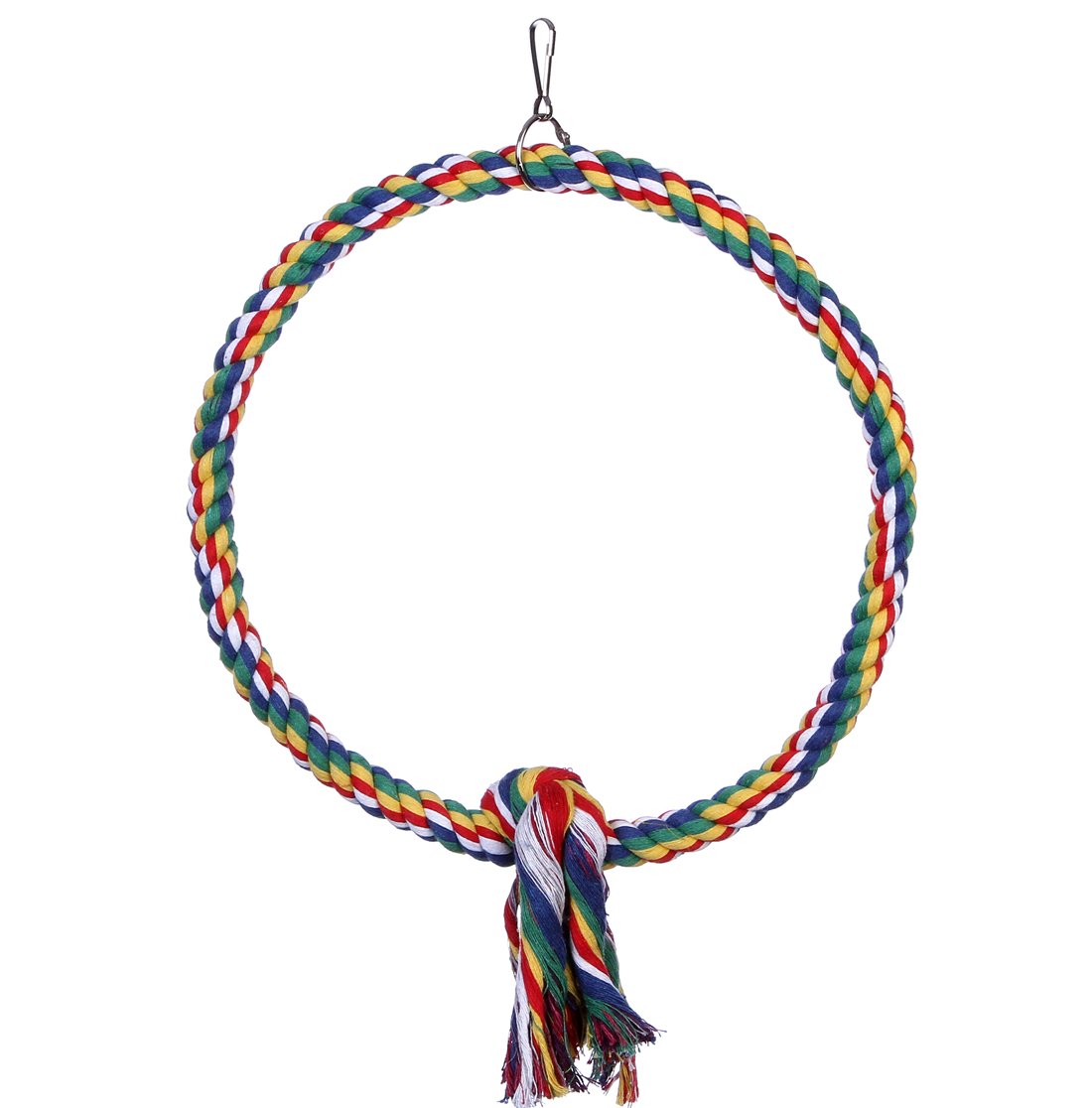 Buy DETOP Bird Rope Perch Cage Chew Toys,Parrot Natural Cotton Swing S